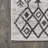 Whipe Bohemian Geometric Ivory/Black Indoor/Outdoor Rug-621015310