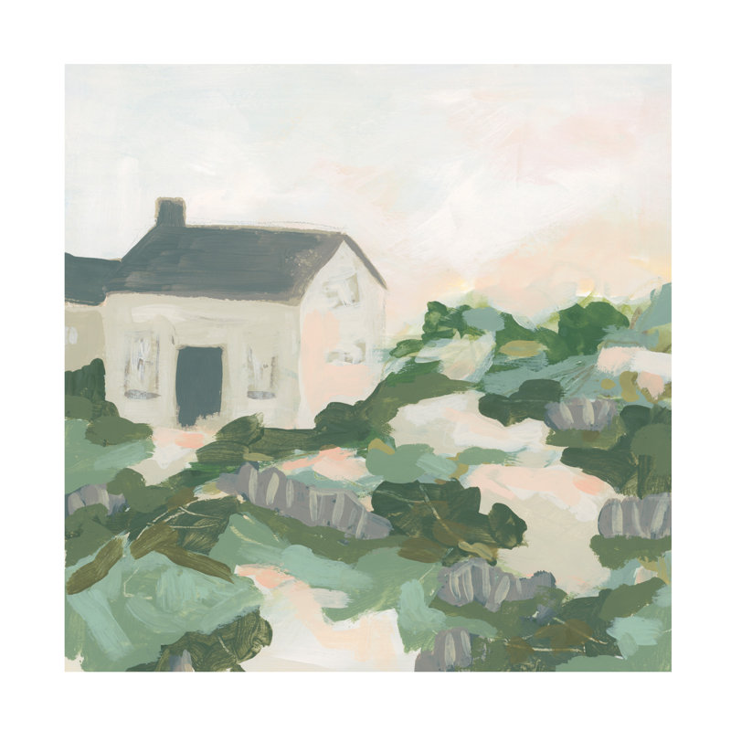 Cottage Hill I sur toile, H 35 po x l 35 po x P 2 po