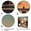 Teal Orange Mid Century Dreamy River - Mid-Century Wall Art Living Room-1076741363-1076741362