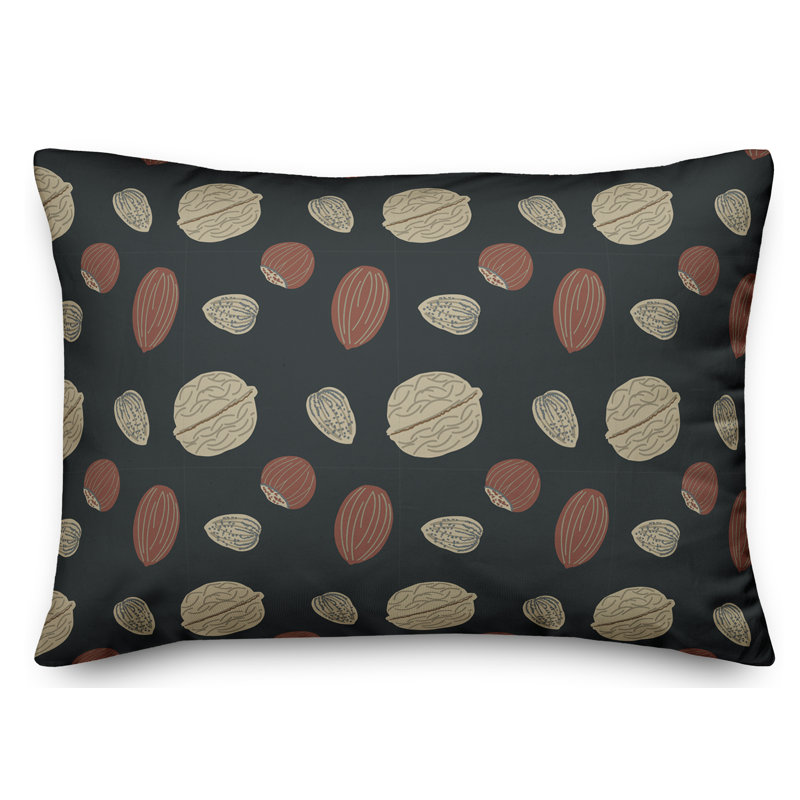  Coussin Nut Assortment, Marron / Noir / Pêche