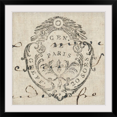 « i », impression Letter Crest