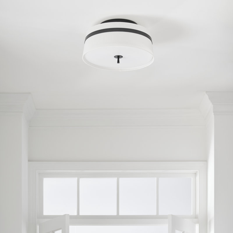 Cordtlandt 3 - Light Semi Flush Mount, 9.5" H x 19" W x 19" D, Aged Iron