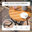 Colzie 2-Person Stackable Wicker Patio Set with Solid Wood Table