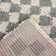 Walker Checkered Sage/Cream Shag Area Rug