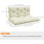 Coussin de siège d'extérieur 2 places, coussins de mobilier d'extérieur pour causeuse