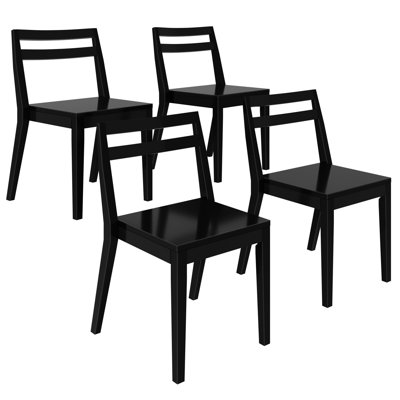 Brevard Solid Wood Ladder Back Dining Chair 