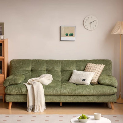 Canapé-lit standard en velours de bois massif Matcha
