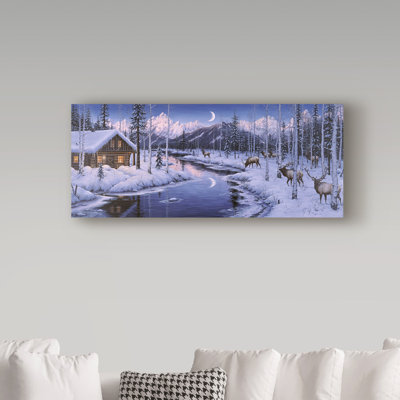 «Winter Silence» par Fazulla, impression sur toile tendue