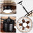 23" Outdoor Ceiling Fan with Dimmable LED Light and Remote Plug-in Water-Proof Fan for Patio 
