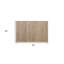 Tapis beige tissé à la main 5 pi x 7 pi à rayures