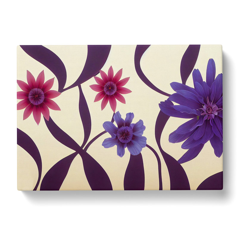 Appealing Flowers - Wrapped Canvas, 35cm H x 50cm W x 3cm D