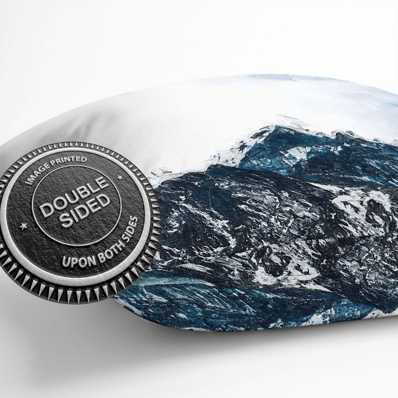 Fish-Tail Mountain in Nepal Cushion with Filling, 55cm H x 55cm W x 20cm D