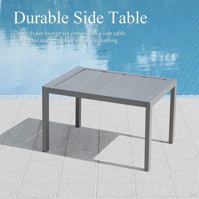 Ensemble de 2 chaises longues pour l'extérieur, chaises longues pour l'extérieur avec roulettes, chaises longues pour l'extérieur à 5 positions réglables, chaises longues pour piscine, patio, plage (2 chaises longues)