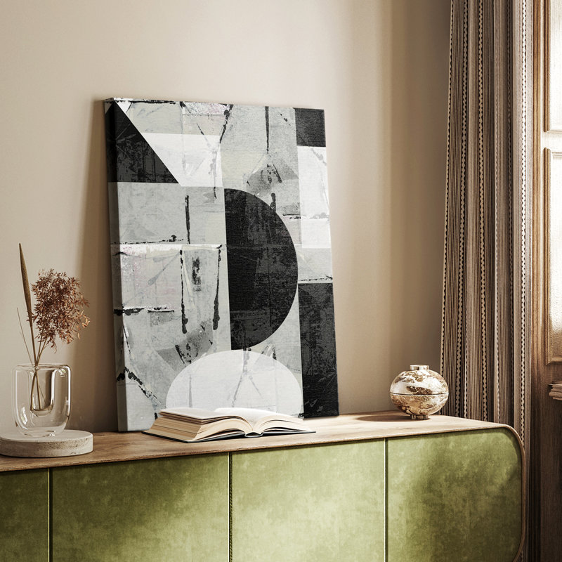 Abstract Neutrality I -Custom Wrapped Gallery Cavas, 36" H x 24" W