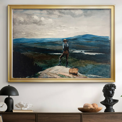View from the Mountain (or The Guide)-Winslow Homer-Framed Gallery Wrapped Canvas-c. 1890s