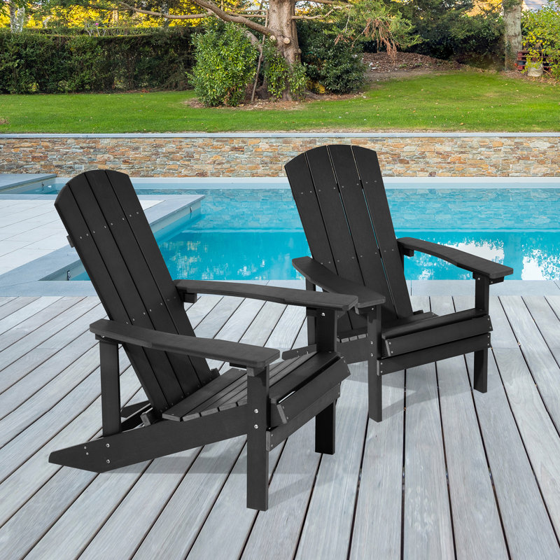 HIPS Adirondack Chair, Black
