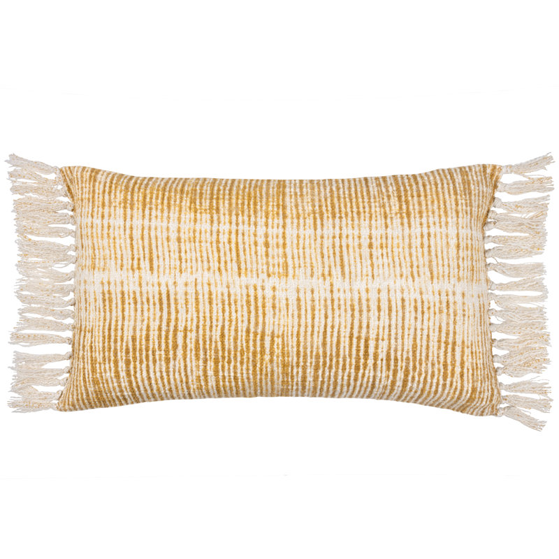 Sono Ink Striped Rectangular Throw Pillow Cover, Cumin