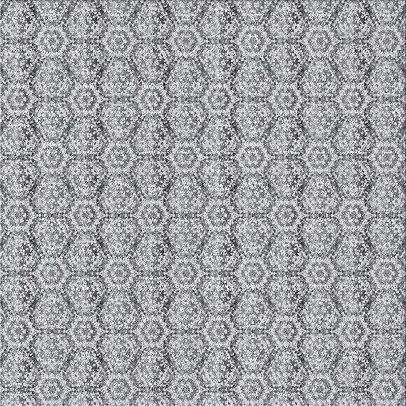Tapis bleu / gris Power Loom, Carré 8 pi