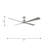  Launceton 72 Indoor Ceiling Fan with Midnight Black ABS blades and Handheld Remote-48549475-48549474