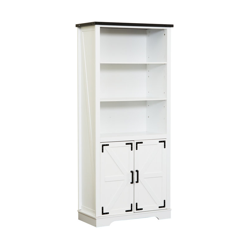 Rydal Book Display Storage Bookcase, White