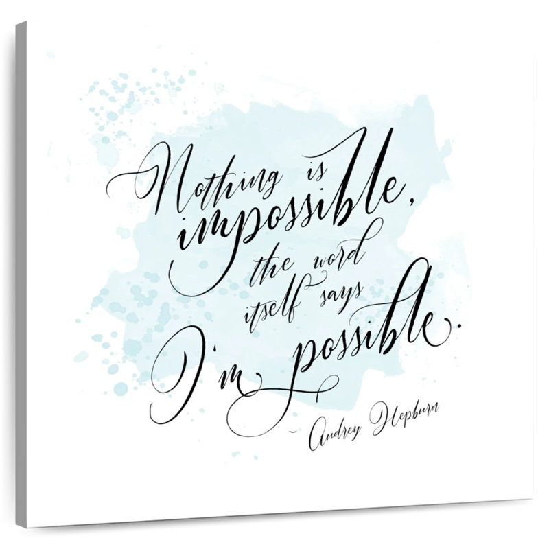 I'm Possible, 24" H x 24" W