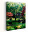 Jardin japonais 2, impression murale contemporaine-767477012