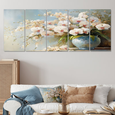 Harmonie orchidées Floers I - art mural Harmony - décoration murale traditionnelle