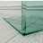 Tempered Glass Coffee Table Clear End Table Transparent Side Table