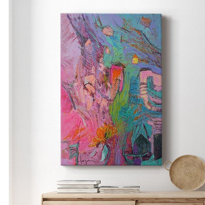 " My Pink House ", 12" H x 8" W x 1" D
