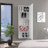 Domanique Wall-Mounted Shoe Storage Cabinet with Mirror - Space-Saving 10-Pair Capacity, Single Door Entryway Organizer for Hallway, Closet, Apartment-2110654173