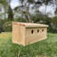 Sparrow Colony Terrace Wooden Mounted Bird House