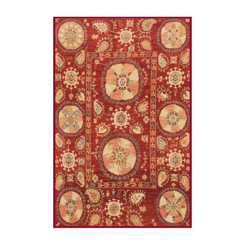 Abstract Indoor Rug, Rectangle 5' x 7'