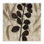 Toile à feuilles naturelles beiges et brunes, design par Krinlox-164087463