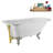 62" Streamline Clawfoot Tub,Tray,Drain, Clawfeet-101628981-102218226