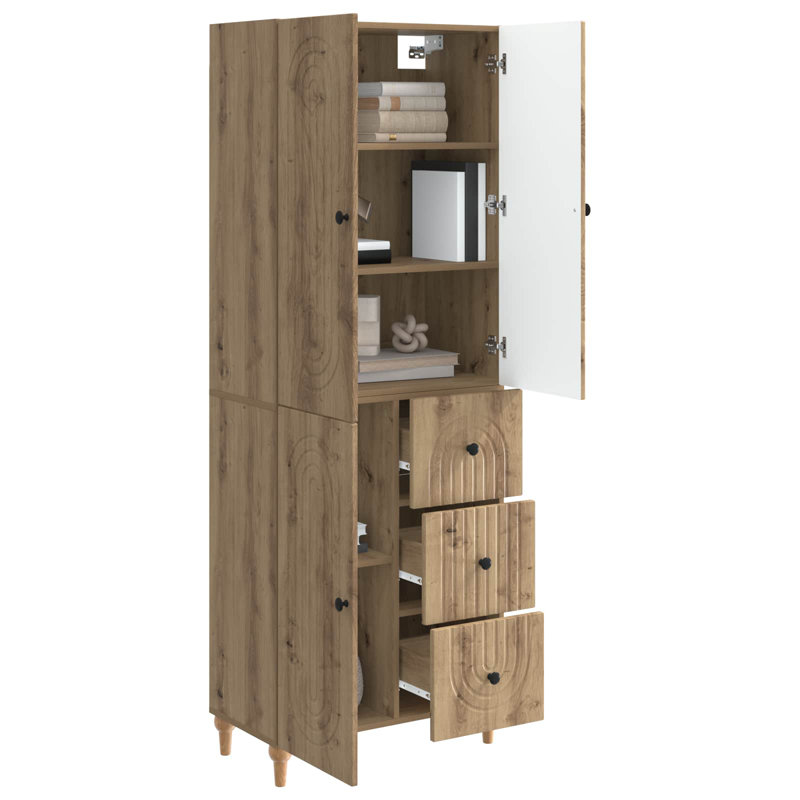Storage Cabinet, Artisan Oak