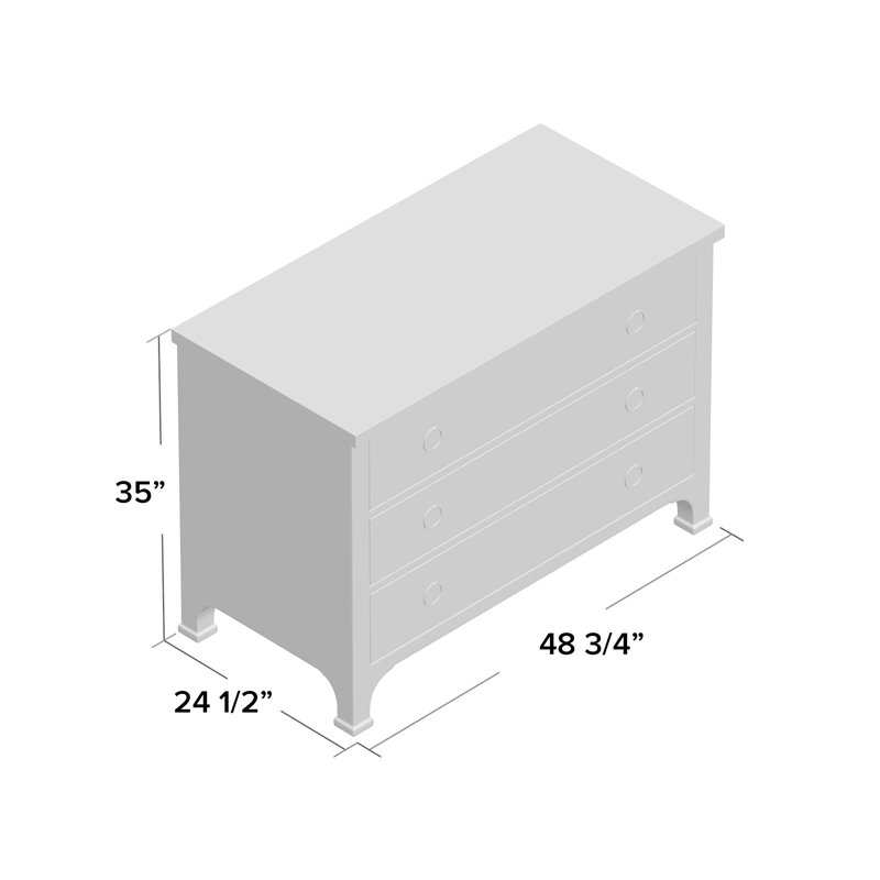Commode 3 tiroirs 3 tiroirs