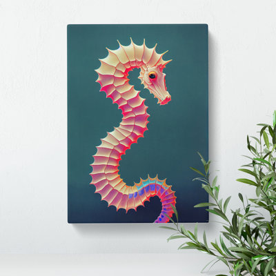 Bewitching Seahorse - Wrapped Canvas Print