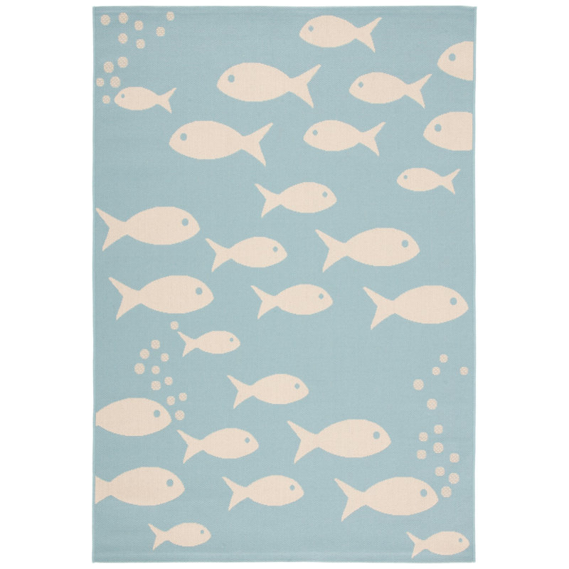 Paugh Performance Animal Print Indoor/Outdoor Area Rug, Rectangle 8' x 10'