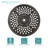 Round Metal Outdoor Dining Table With Umbrella Hole , 31'' in. W 31'' in. D-968753344