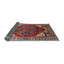 Tapis oriental rouge / beige / bleu Runell-1658607719