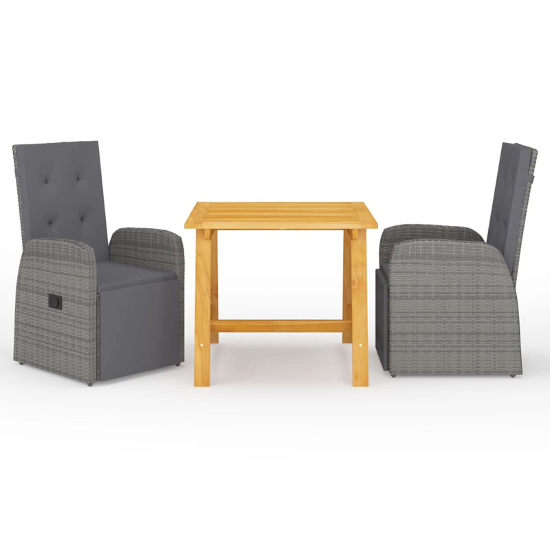 Ensemble bistro carré pour 2 personnes 34,6 po Square