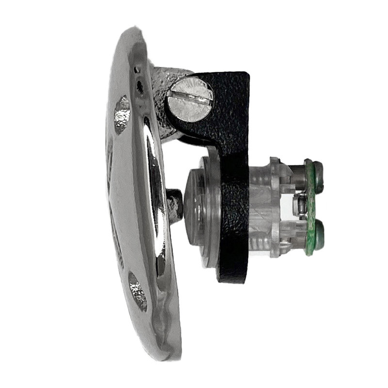 Push Button Doorbell, Nickel Silver