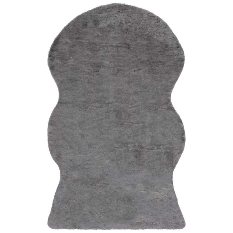 Ovedia Performance Solid Color Rug, Rectangle 5' x 8'