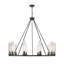 Lustre classique à 10 lumières de style bougie Lustreann-1878086957
