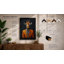 Giraffe in Business Modern 1 Piece Single Picture Frame Wall Art-136694835-136694836