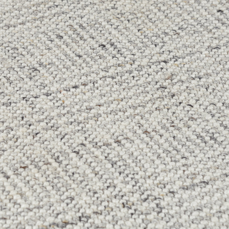 Tapis 100% polyester tissé à la main, Gris, 8'9" x 11'9"