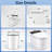 One-Piece Electric Smart Bidet Toilet with Heated Seat, Built-in Warm Water Sprayer, Dryer, Night Light, Auto Flush & Close, Foot Sensor, 1.28 GPF Water Save