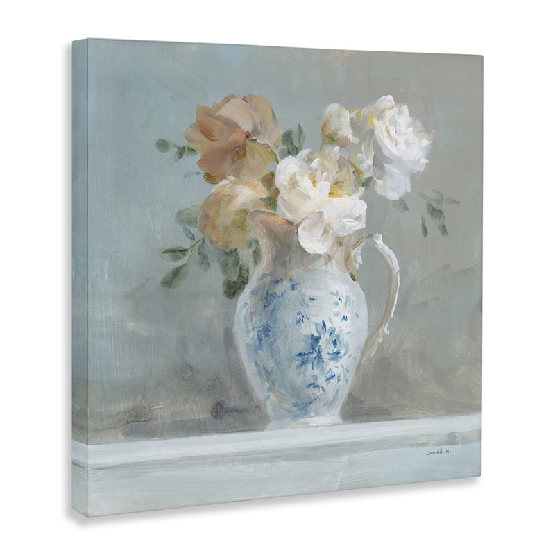 «Heirloom Floral Bouquet», art mural par Danhui Nai, H 17 po x l 17 po