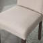 Chaise parsons capitonnée en lin rembourré-1032295278