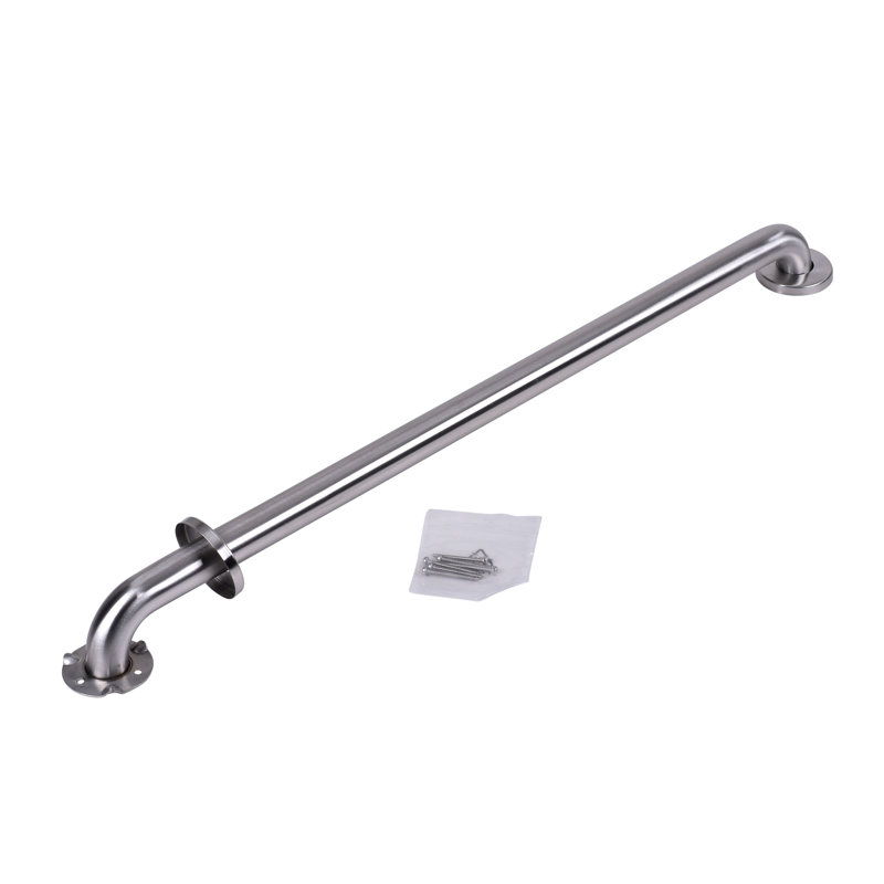 Stainless Steel Grab Bar with Concealed Flange, Satin Stainless Steel, 36" W